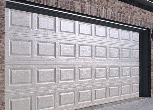White-Gray Traditional Garage Door - Garage Doors in Glendale, AZ