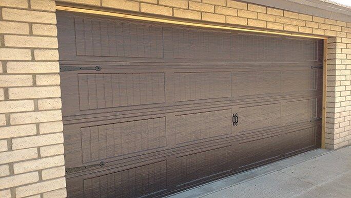 Brown Traditional Garage Door - Garage Doors in Glendale, AZ