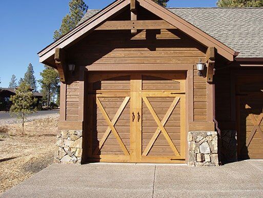 Single Wood Garage Door - Garage Doors in Glendale, AZ