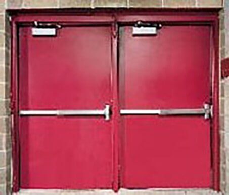 Glass Red Door - Garage Doors in Glendale, AZ