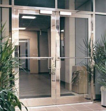 Glass Steel Door Main Entrance - Garage Doors in Glendale, AZ