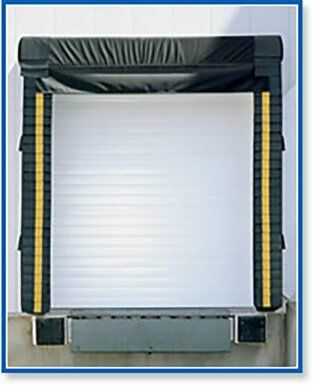 Small White Roll Up Door with Windows - Garage Doors in Glendale, AZ