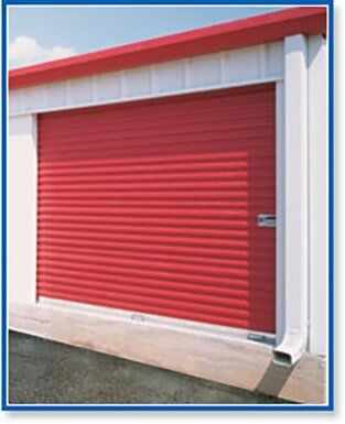 Small Roll Up Door Front View - Garage Doors in Glendale, AZ