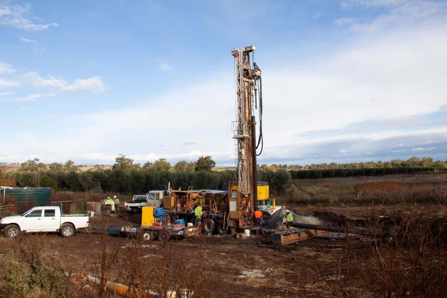 Water Resources Drilling Rig: Mole Pioneer In Action — Water Resources Drilling In Dubbo, NSW