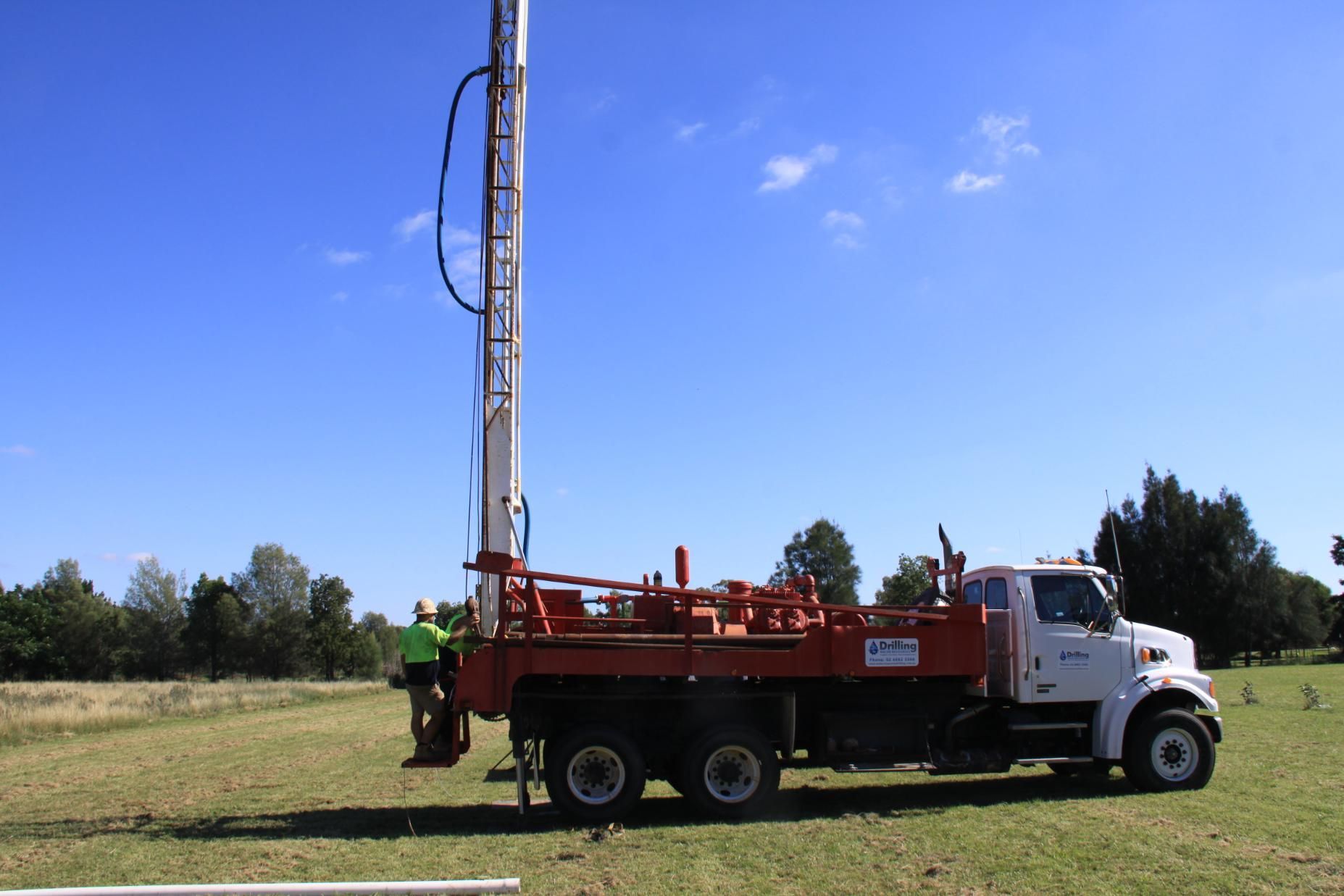 Expert Water Drillers Machine — Water Resources Drilling In Dubbo, NSW
