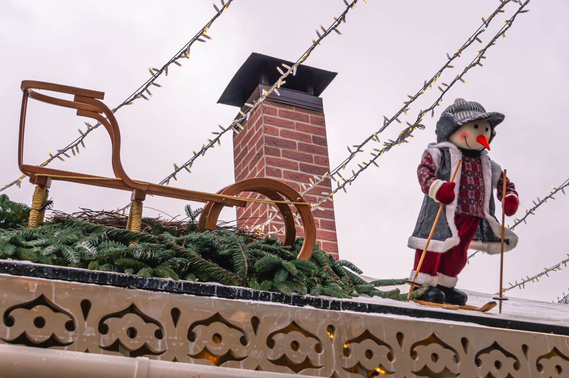 roof damage by holiday decorations