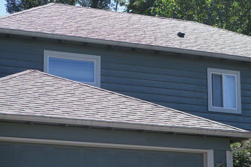 home with composite shingle roof in Puget Sound, WA