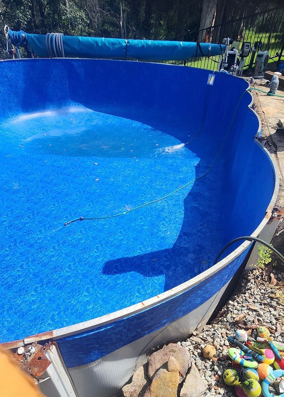 Installing and Filling a Pool — Pool Installation in Macquarie Fields, NSW