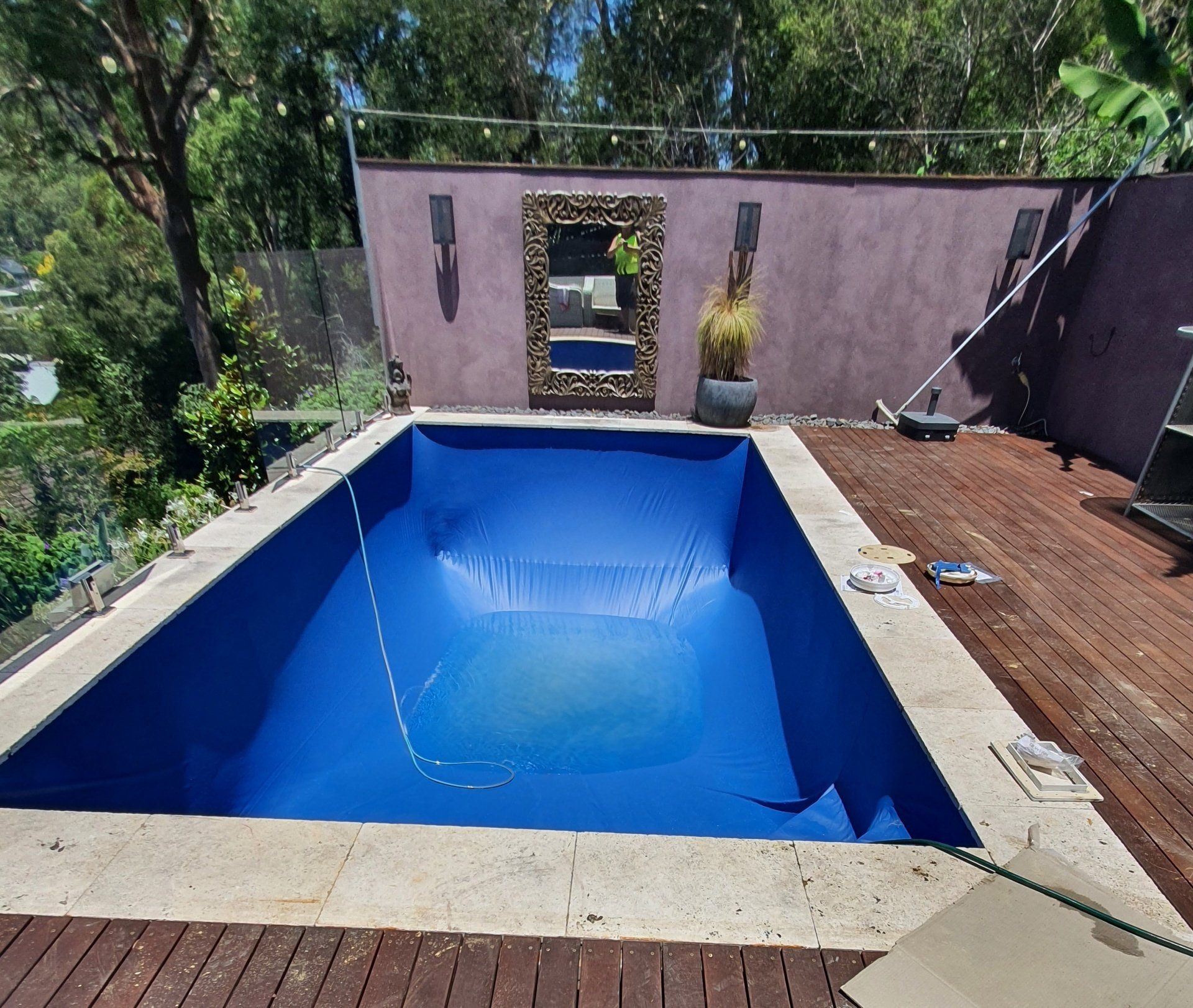 Inground Pool Lines — Pool Installation in Macquarie Fields, NSW
