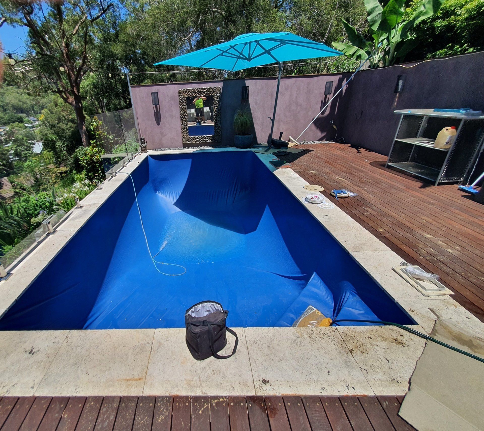 Outdoor Lap Pool— Pool Installation in Macquarie Fields, NSW