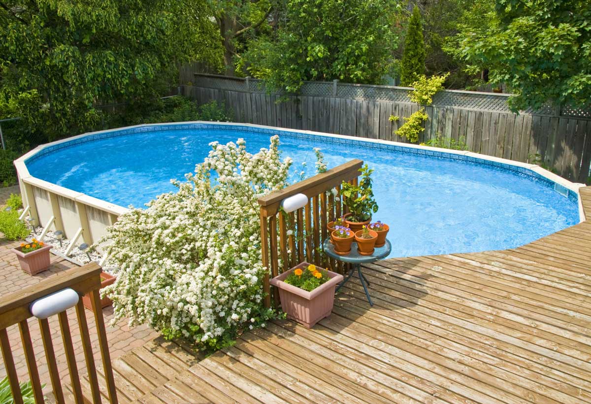 Above Ground Swimming Pool — Pool Installation in Gregory Hills, NSW