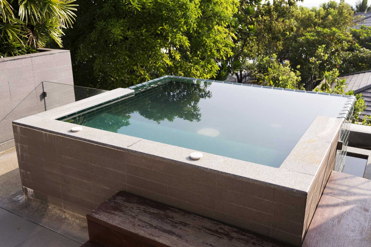 Small Pool on Balcony — Pool Installation in Gregory Hills, NSW