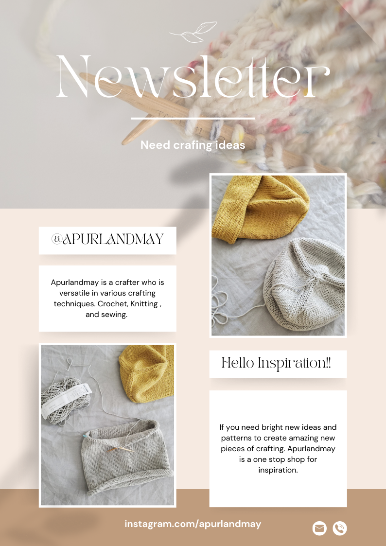 Newsletter for Apurlandmay crafting companyAzshon Creative Media copywriter, SEO specialist