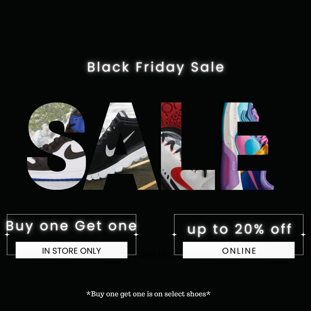 NIKE black Friday sale promotion for in-store and online pricingAzshon Creative Media copywriter, SEO specialist
