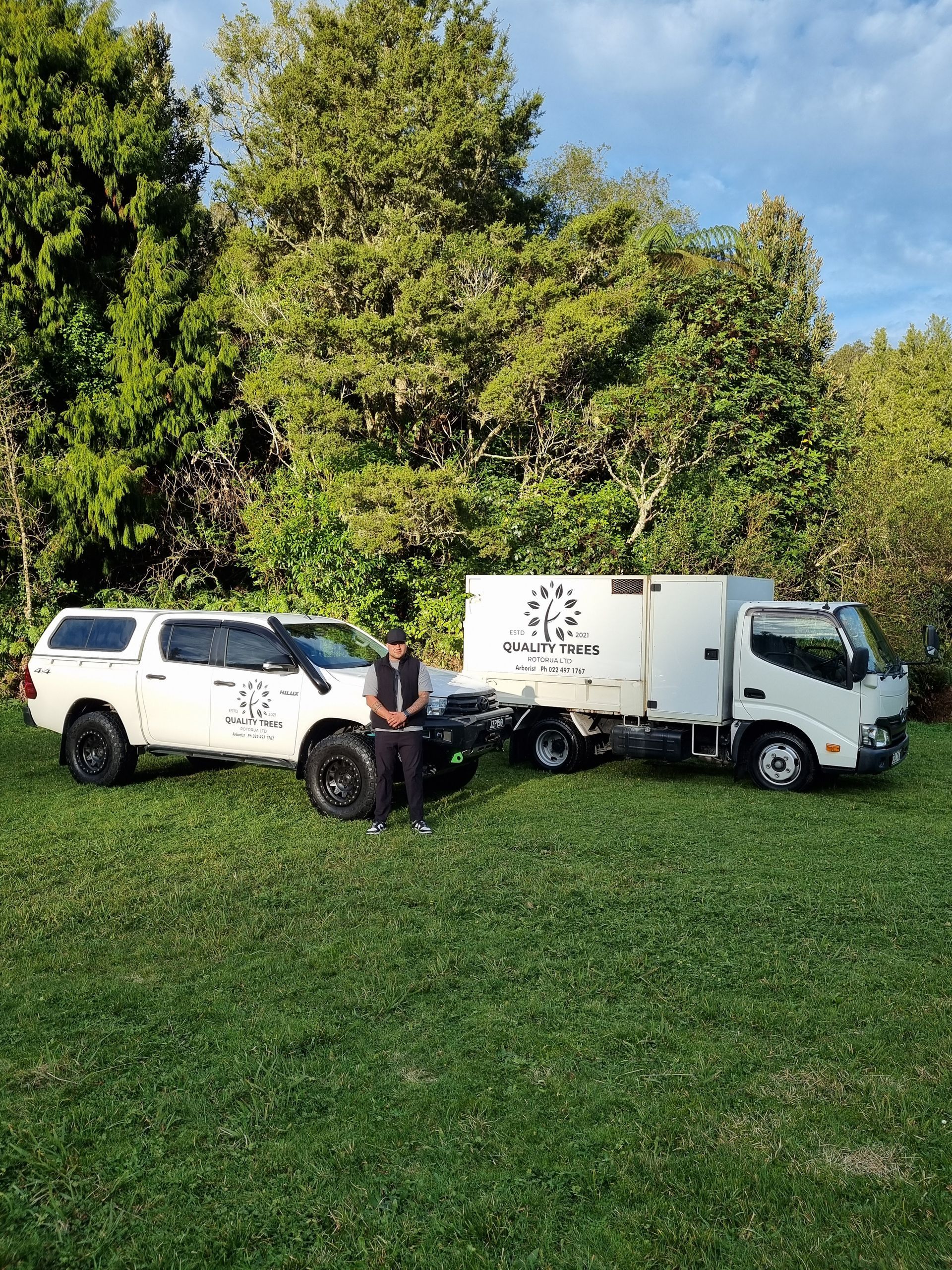 The Quality Trees Rotorua Arborists team