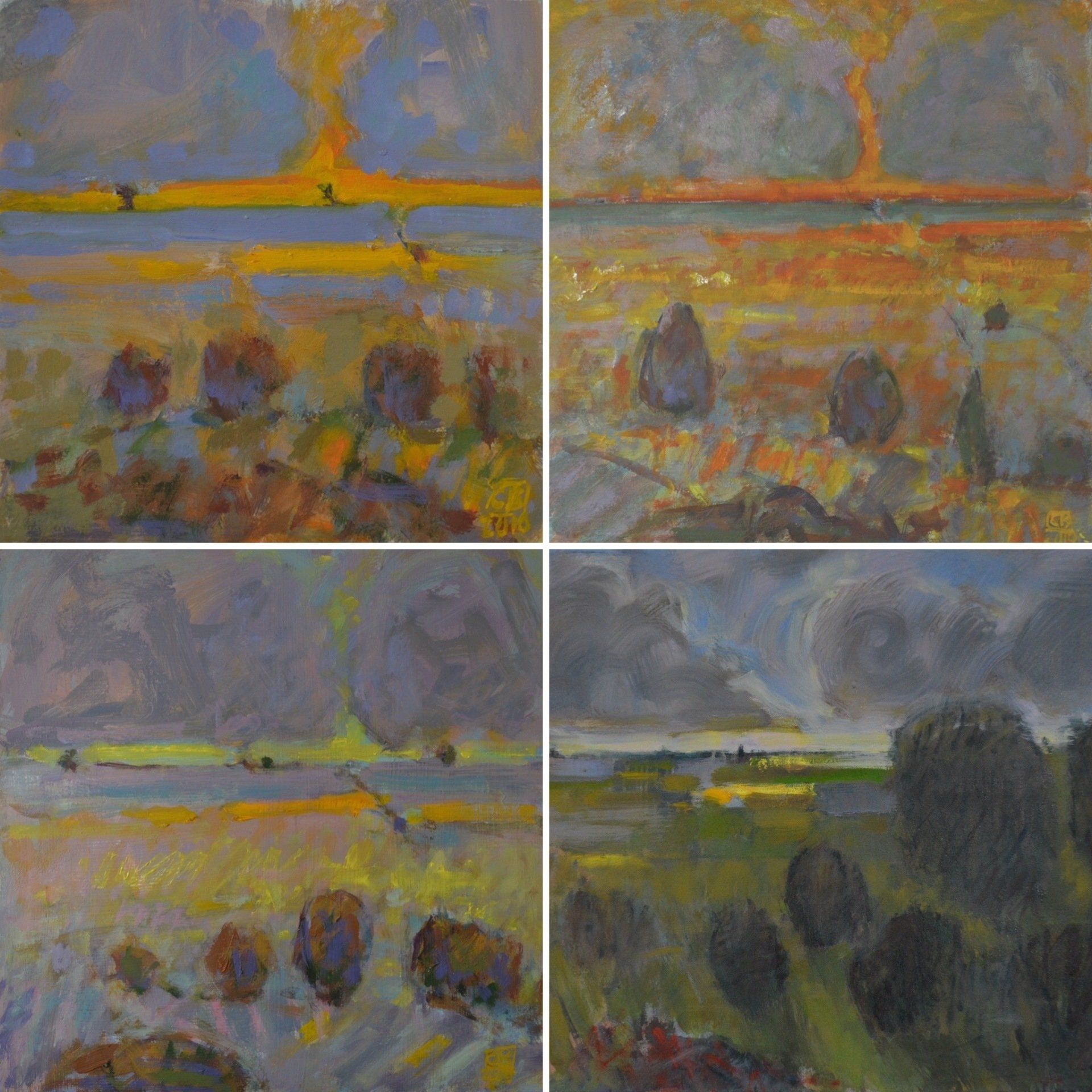 Paintings in a series