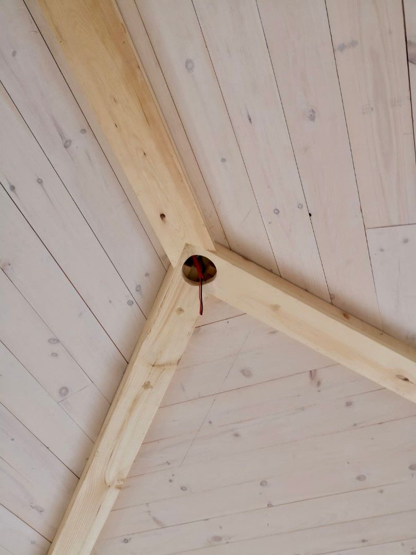 Pine ceiling