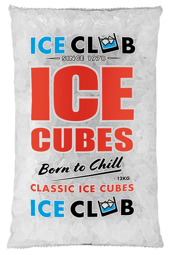 12kg Bag of Ice Cubes