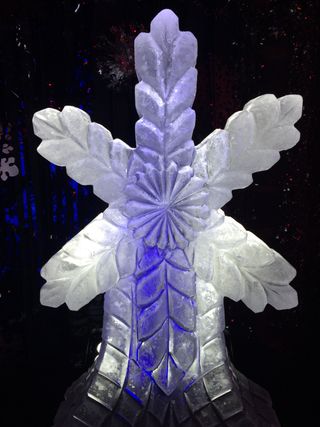 Snowflake Christmas Vodka Luge
