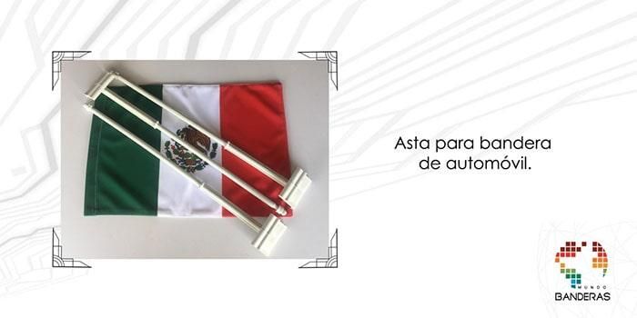 Fábrica de Banderas Mundo Banderas GDL - Asta para bandera de automóvil