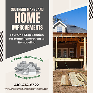 An advertisement for southern maryland home improvements