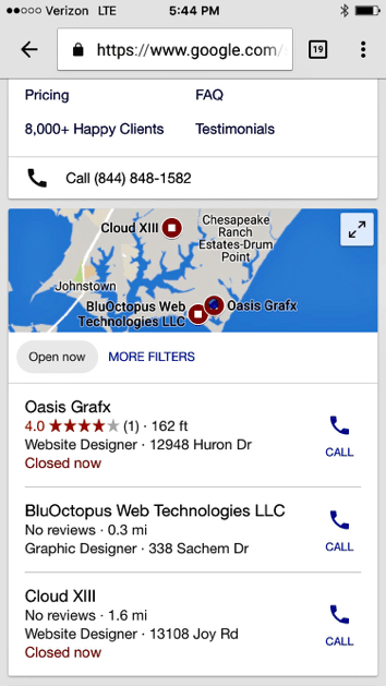 A phone screen shows a google search for cloud xii