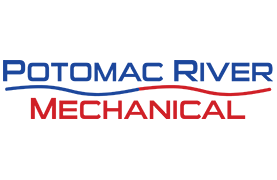 A logo for a company called potomac river mechanical