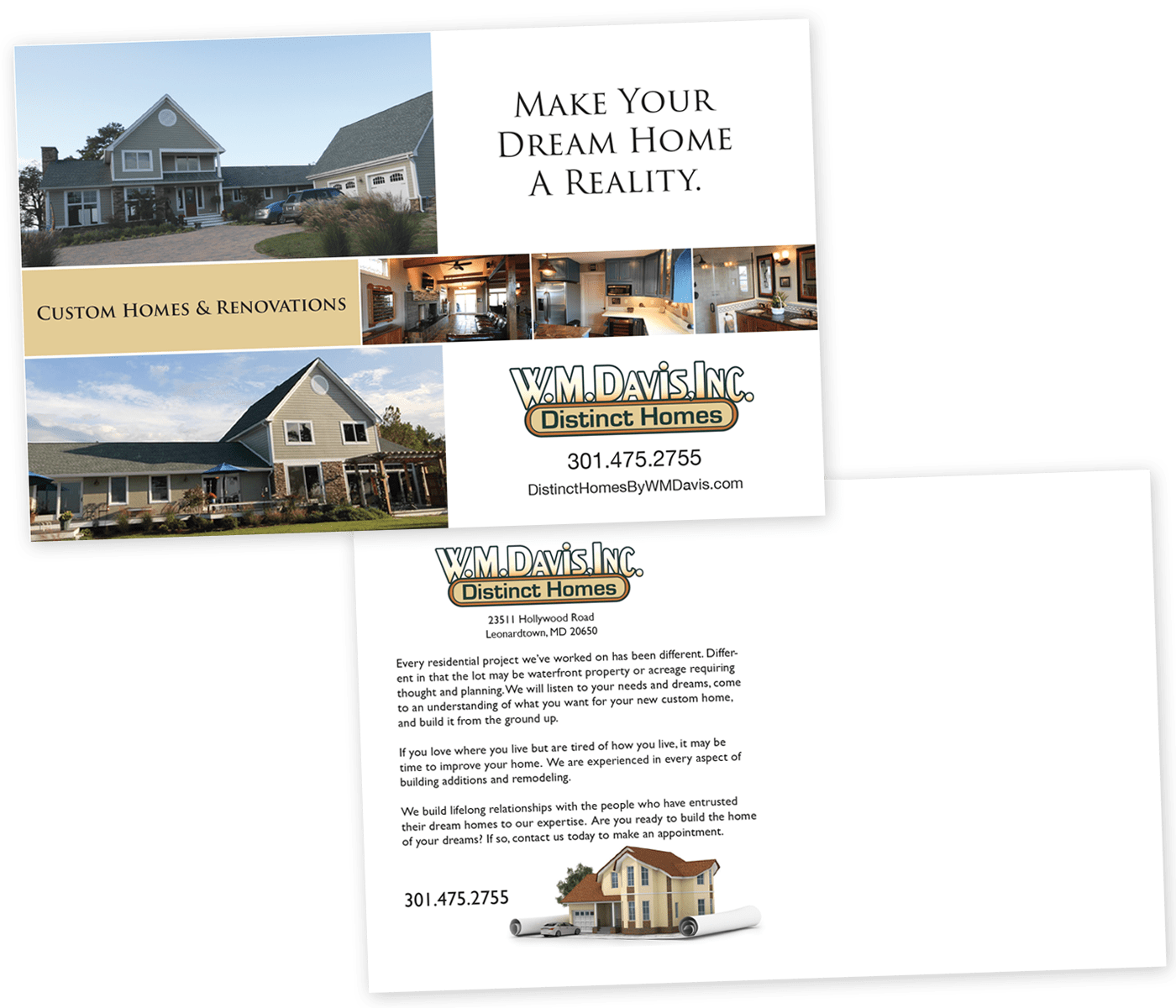A flyer that says make your dream home a reality