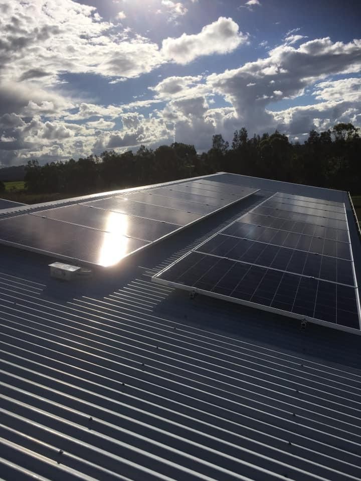 A Roof with A Lot of Solar Panels on It — Col Groves Electrics Pty Ltd in Ballina, NSW