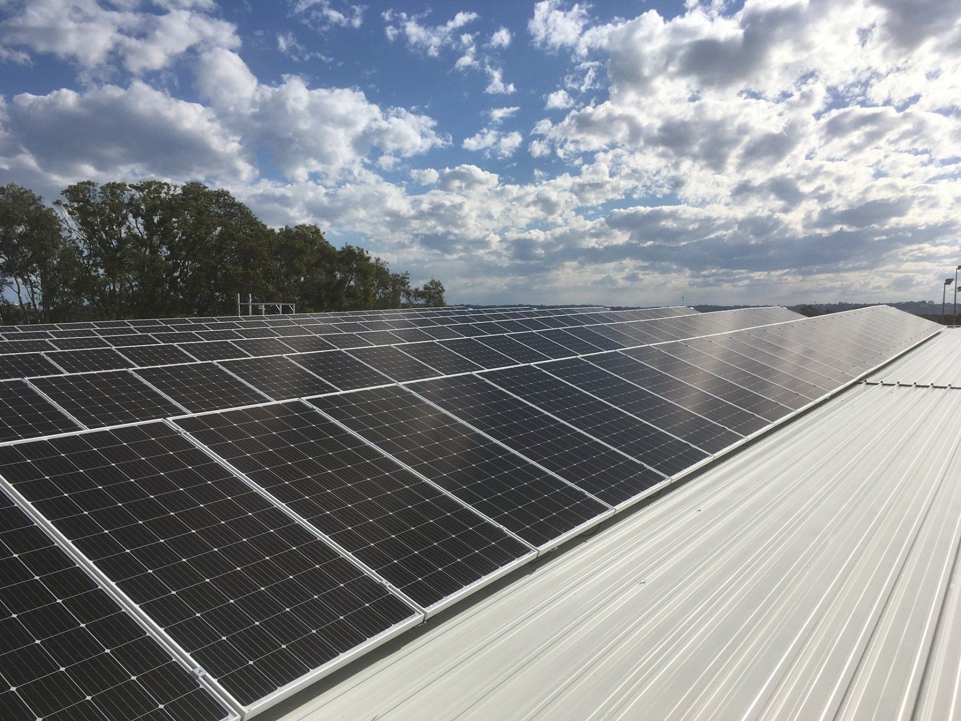 A Roof with A Lot of Solar Panels on It — Col Groves Electrics Pty Ltd in Ballina, NSW