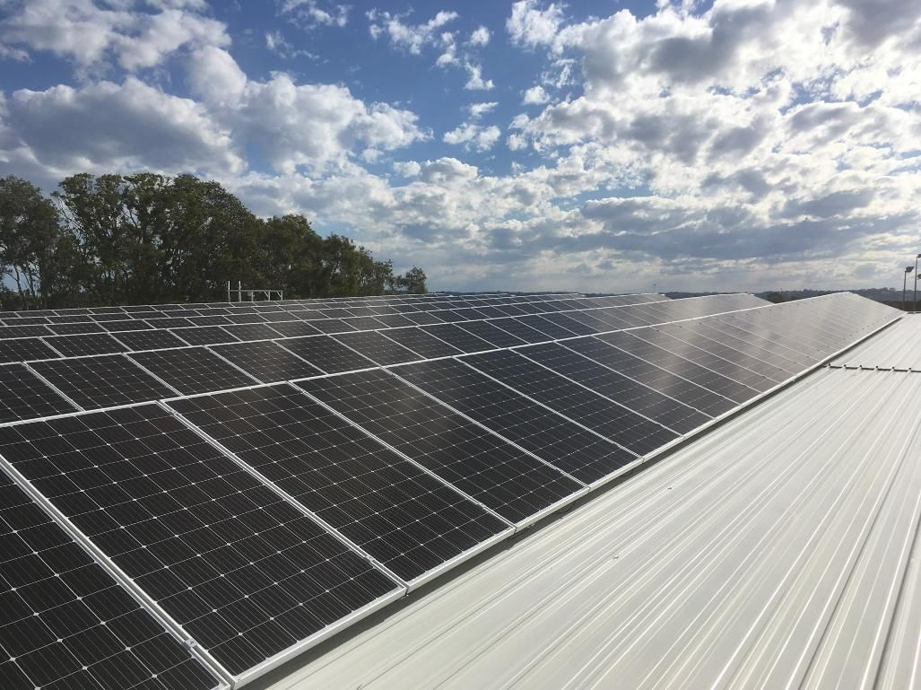 A Roof with A Lot of Solar Panels on It — Col Groves Electrics Pty Ltd in Wollongbar, NSW