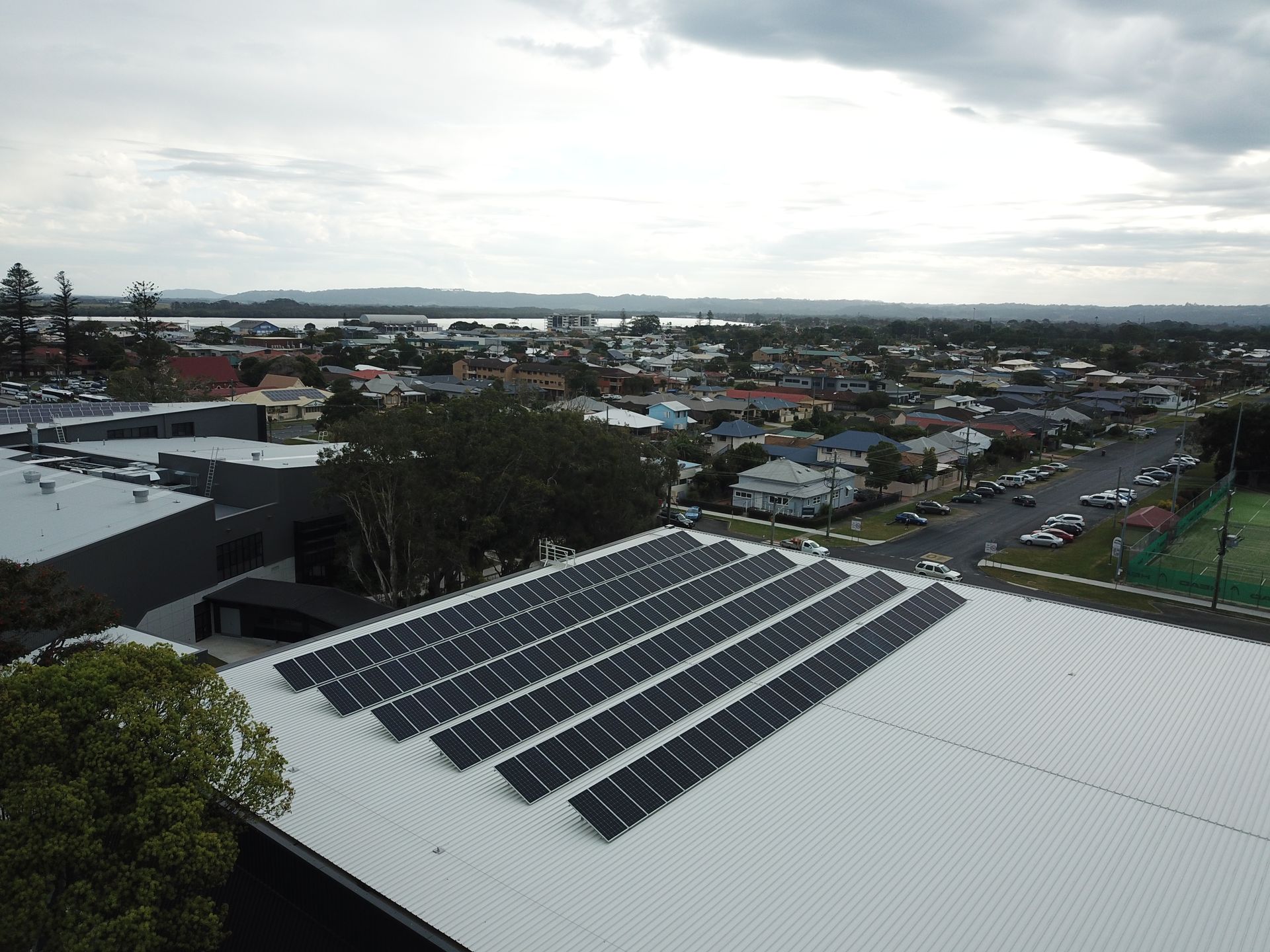 Solar Panels on a Building Roof — Col Groves Electrics Pty Ltd in Ballina, NSW