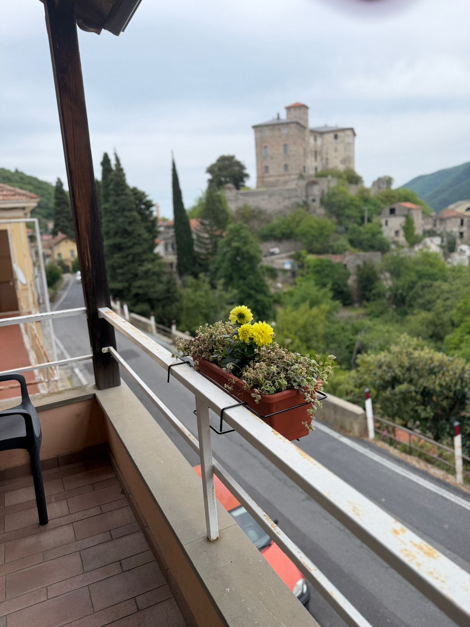 la vista dalle camere albergo