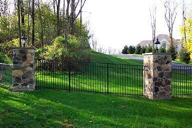 Aluminum Fence In A Mansion | Harrisburg, PA | Tyson Fence Co.
