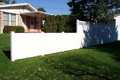 Sunny Shot Of White PVC Fence | Harrisburg, PA | Tyson Fence Co.