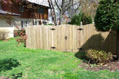 Wood Privacy Fence And Gate | Harrisburg, PA | Tyson Fence Co.