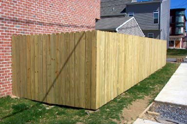 Wood Privacy Fence Vertical Pickets | Harrisburg, PA | Tyson Fence Co.