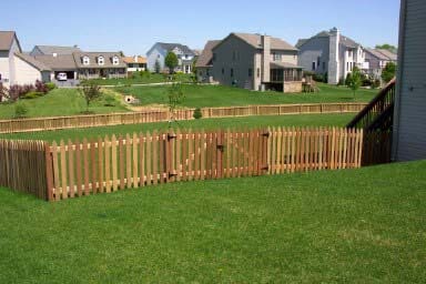 Wood Picket Fences With Gate | Harrisburg, PA | Tyson Fence Co.