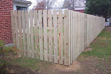 Side View Wood Fence | Harrisburg, PA | Tyson Fence Co.