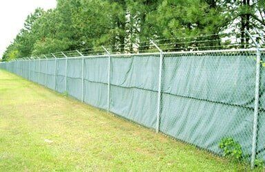 Chain Link Fence With Tarpaulin | Harrisburg, PA | Tyson Fence Co.