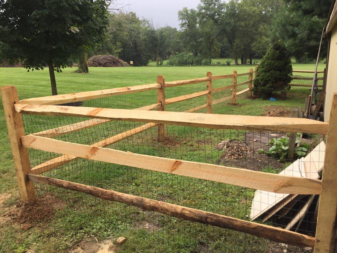 Wood Fence With Steel Matting | Harrisburg, PA | Tyson Fence Co.