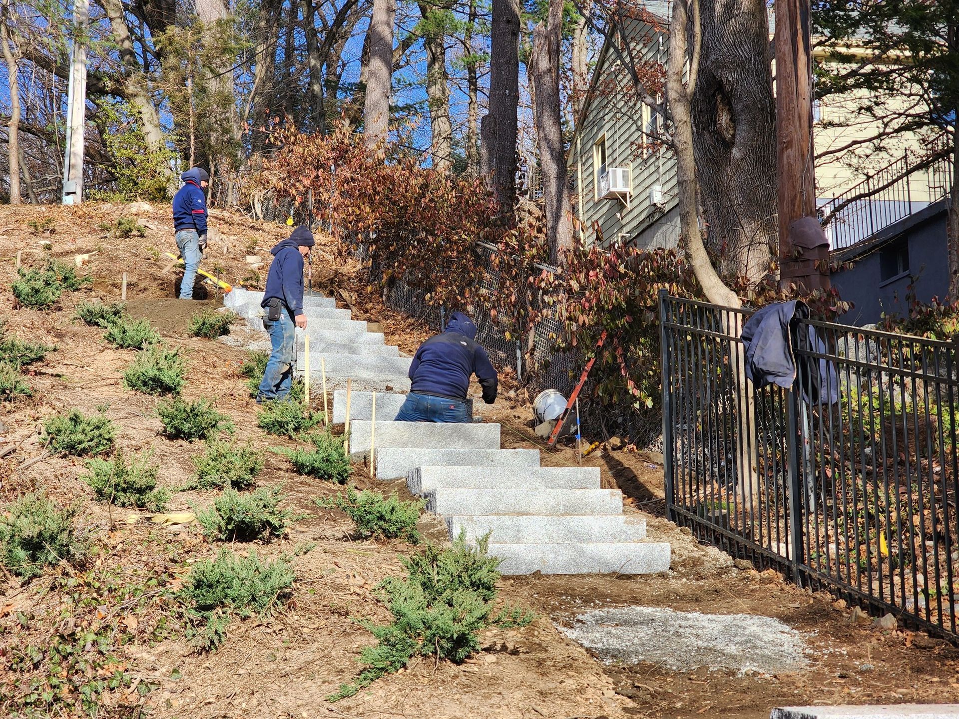 Hardscape Patio JR's Landscaping service area. Within a 30 mile radius for hardscaping projects.