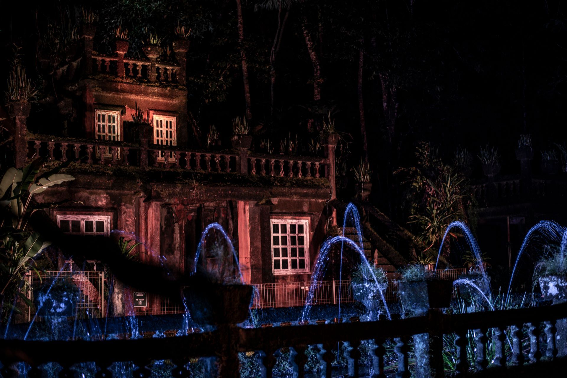 The Iconic Paronella Park Castle on a night tour