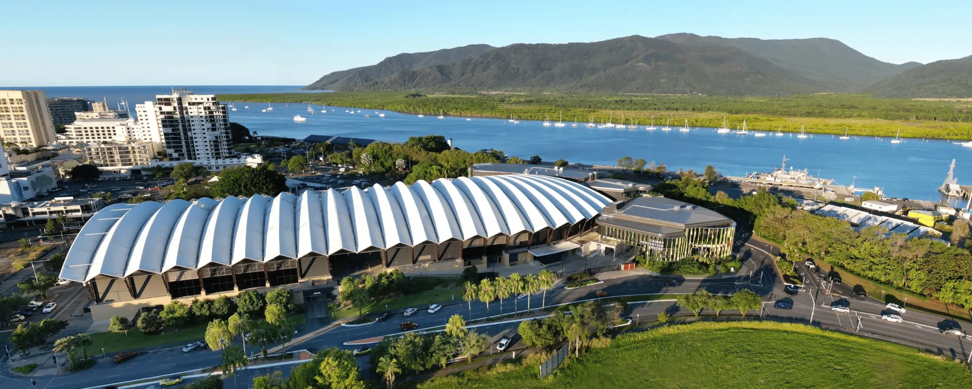 Aerial View of the Cairns Convention Centre