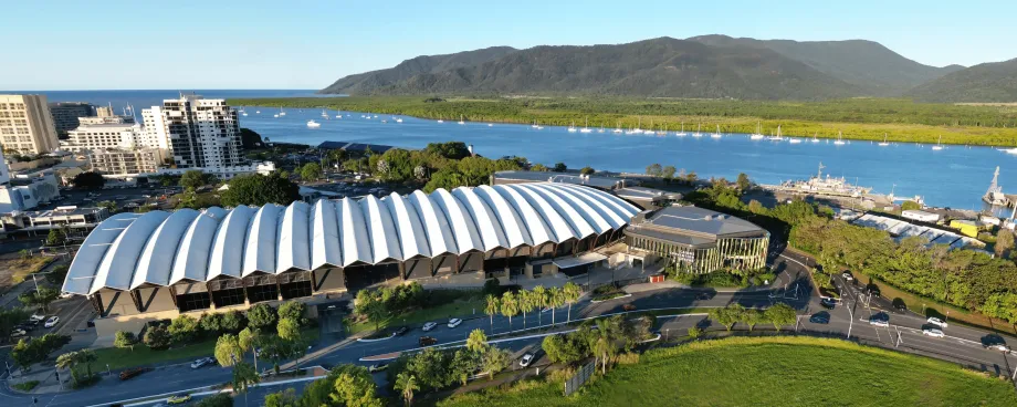 Aerial View of the Cairns Convention Centre