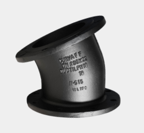 Curva com Flanges 22°30′