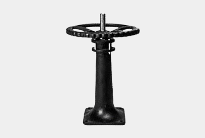 Pedestal de Manobra Simples ou com Engrenagens