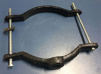 Colar de tomada de ferro fundido