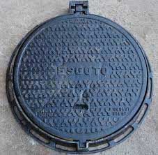 Tampas de ferro fundido para esgoto