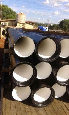 Tubo de ferro fundido flangeados